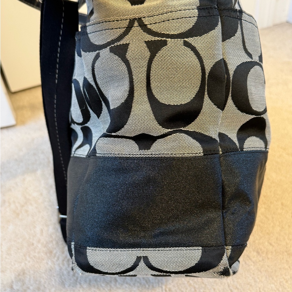 Coach Signature Canvas Diaper Bag - Picture 7 of 8